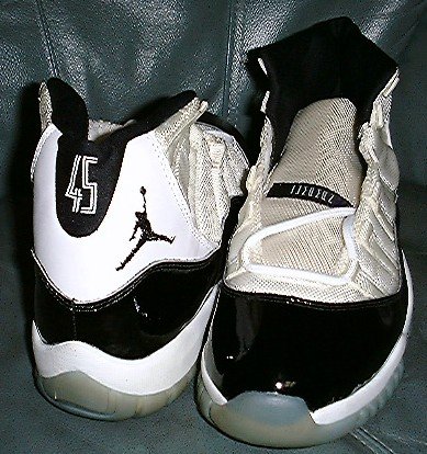 new jordans with 45 on the back